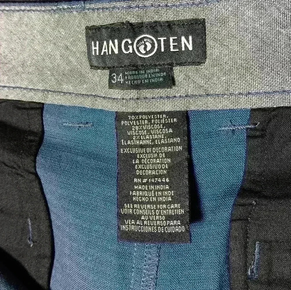 (2)  Hang Ten Men's shorts size 34 - Picture 4 of 7
